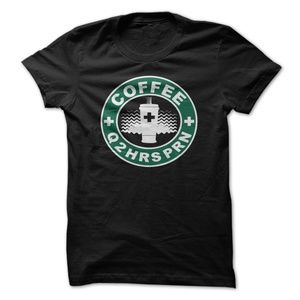 Men's Funny Coffee Nurse Tee